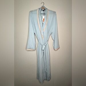 NWT Verdiani Made in Italy MicroModal Aqua‎ Robe- Sz 2XL